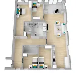 Apartman Spacious With A Great View And Parking